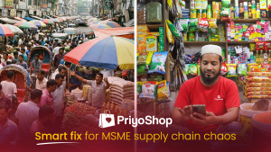 PriyoShop is transforming Bangladesh's supply chain by connecting brands, wholesalers, and retailers through a unified B2B platform that eliminates middlemen and provides financial solutions for small businesses.